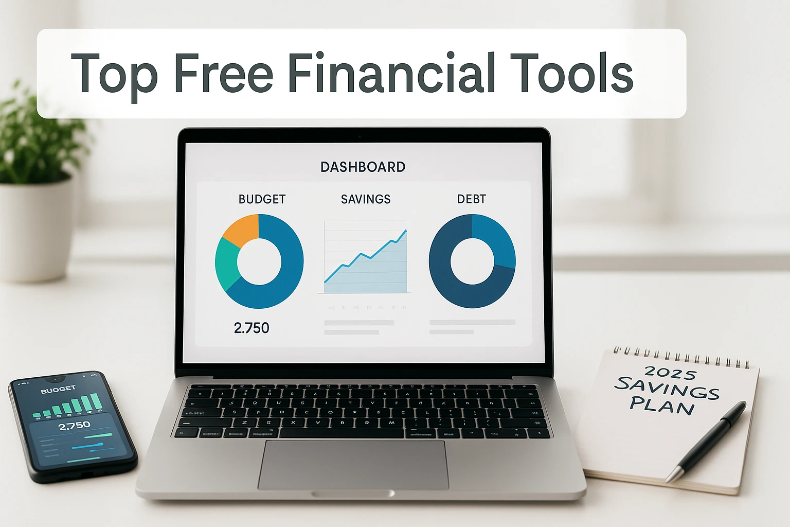 Free financial tools for budgeting and saving