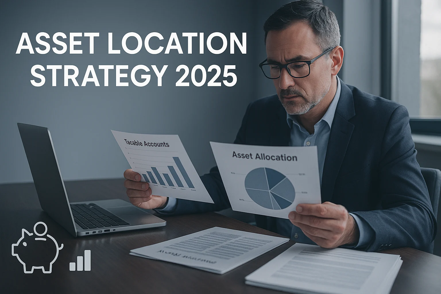 Investor optimizing asset location strategy for taxable accounts in 2025
