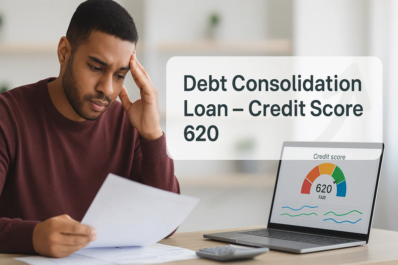 Debt consolidation loan 620 credit score options for financial relief