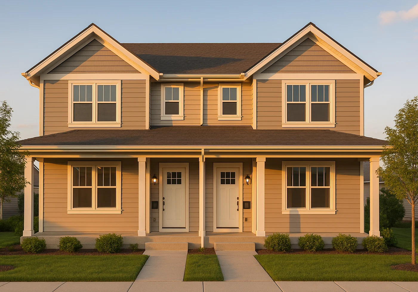 Modern duplex property ideal for house hacking duplex Reddit strategies