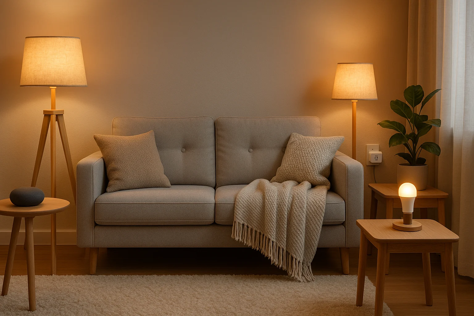 Frugal tech gadgets for smart homes like smart plugs and bulbs