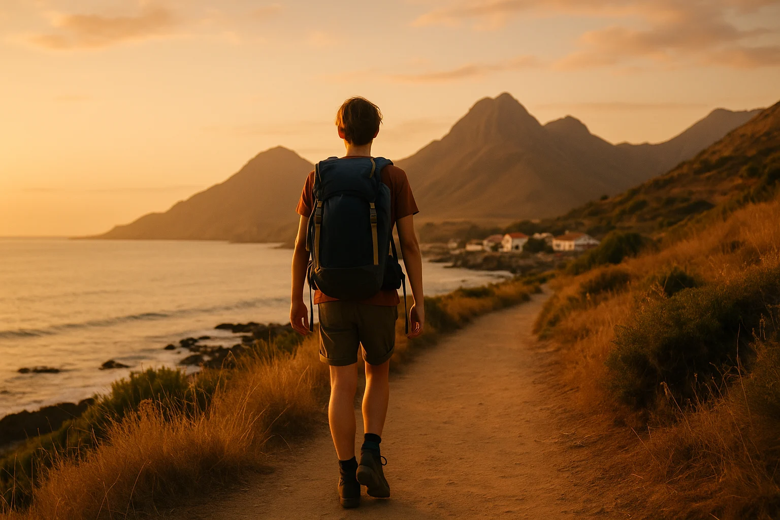 Solo budget travel 2025 adventure with a backpacker