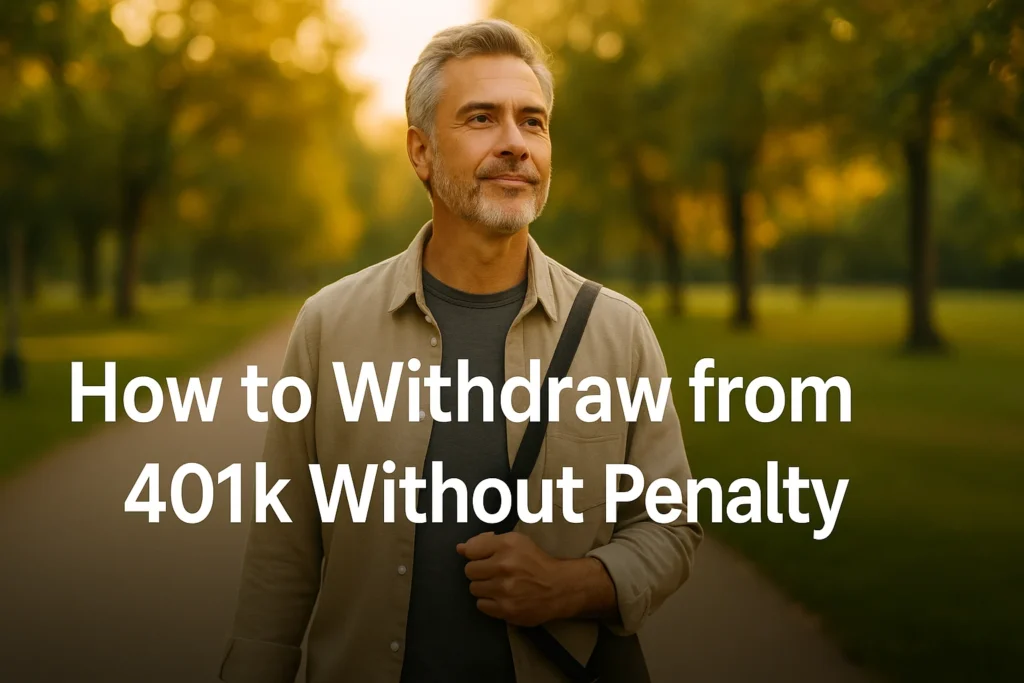 Peaceful retirement planning — how to withdraw from 401k without penalty using expert strategies.